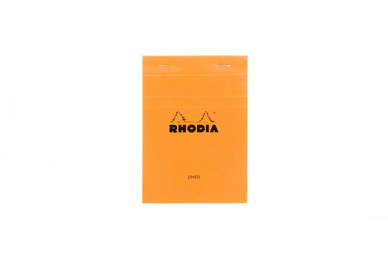 Rhodia No. 13 A6 Notepad - Orange, Lined