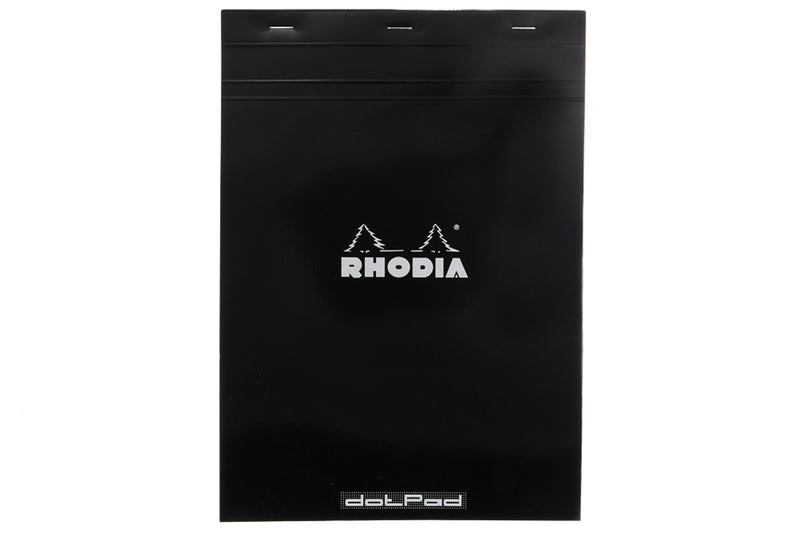 Rhodia No. 18 A4 Notepad - Black, Dot Grid