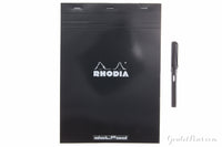 (Bottom Shelf) Rhodia No. 18 A4 Notepad - Black, Dot Grid