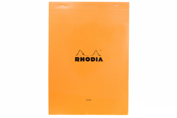 Rhodia No. 18 A4 Notepad - Orange, Lined