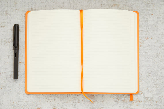 Rhodia A5 Webnotebook - Orange, Lined