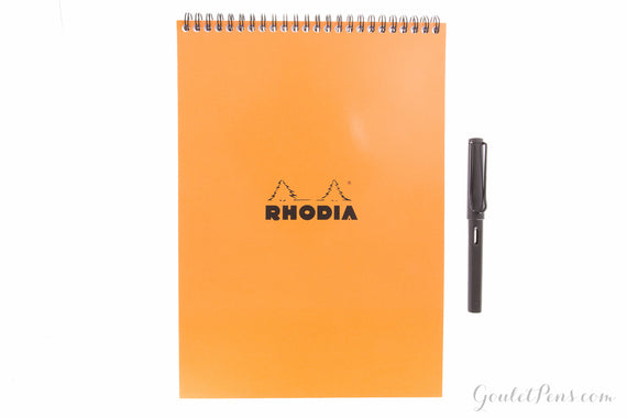 Rhodia No. 18 Top Wirebound Notebook - Orange, Lined (8.25 x 11.75)