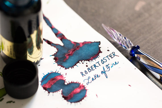 Robert Oster Lake of Fire fountain pen ink