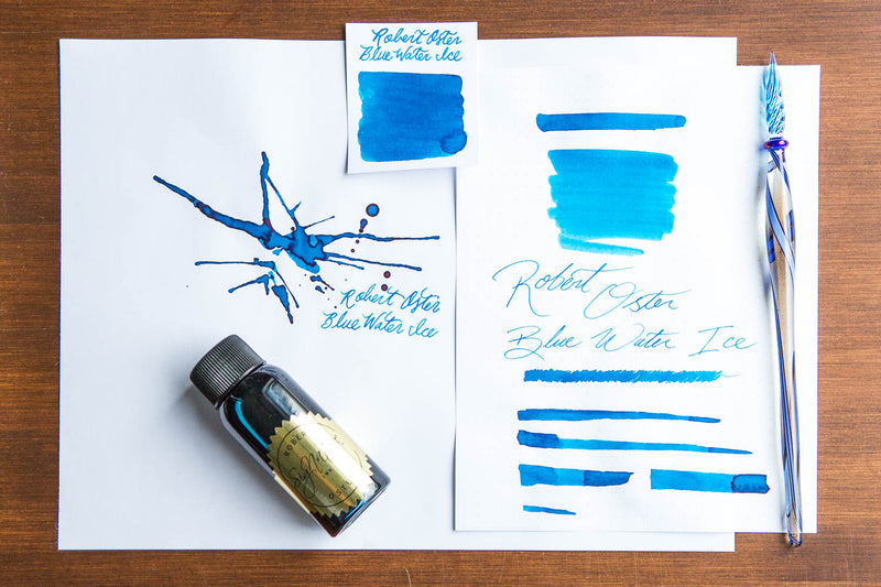 Robert Oster Blue Water Ice - 50ml Bottled Ink