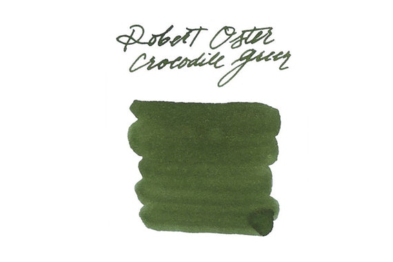 Robert Oster Crocodile Green - Ink Sample