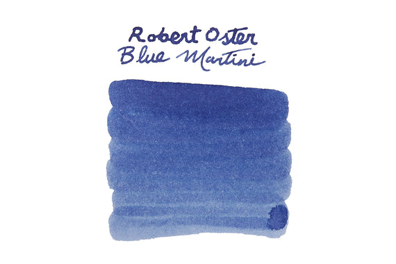 Robert Oster Blue Martini - Ink Sample