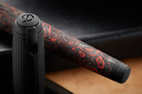 S.T. Dupont Line D Large Carbon Fountain Pen - Fiery Lava