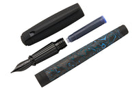 S.T. Dupont Line D Large Carbon Fountain Pen - Glacial Cave