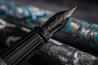 S.T. Dupont Line D Large Carbon Fountain Pen - Glacial Cave