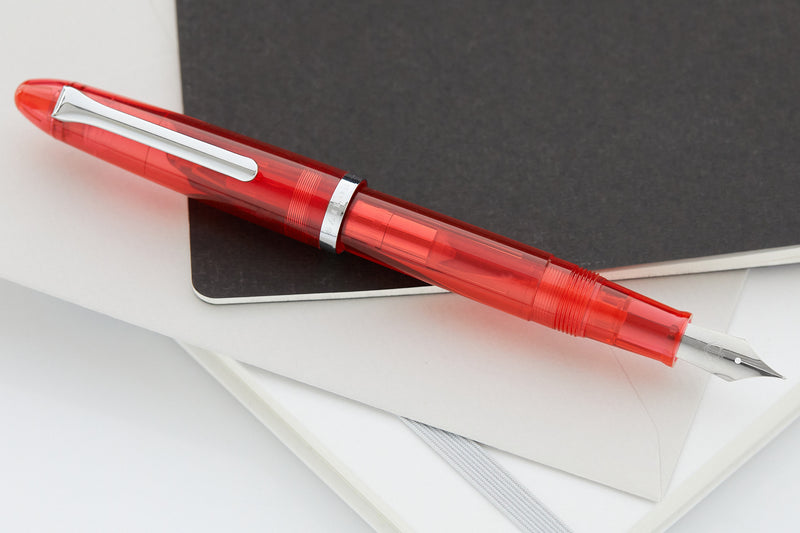 Sailor Compass 1911 Fountain Pen - Transparent Red