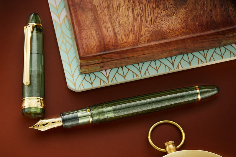 Sailor 1911S Pen of the Year Fountain Pen - Golden Olive