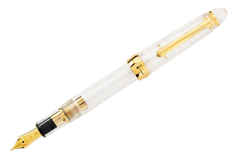 Sailor 1911S Fountain Pen - Transparent Clear/Gold