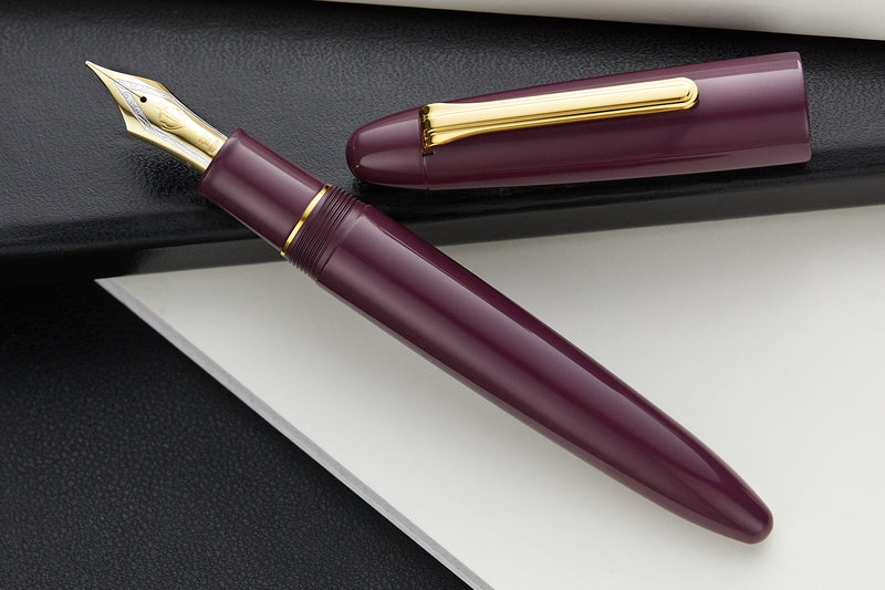 Sailor 1911 King of Pens Color Urushi Ebonite Fountain Pen - Lilac