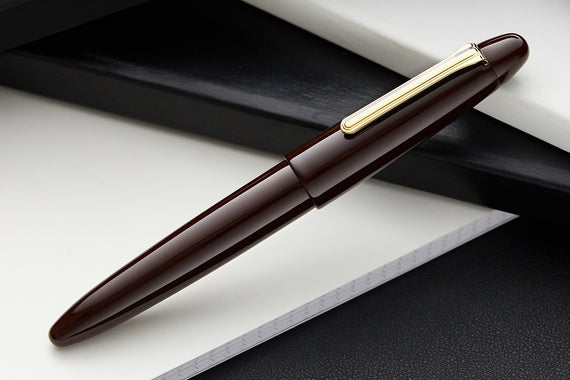 Sailor 1911 King of Pens Color Urushi Ebonite Fountain Pen - Maroon