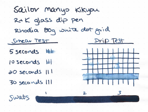 Sailor Manyo Kikyou fountain pen ink