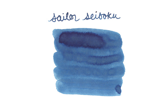 Sailor Seiboku Pigmented Blue Black - Ink Sample