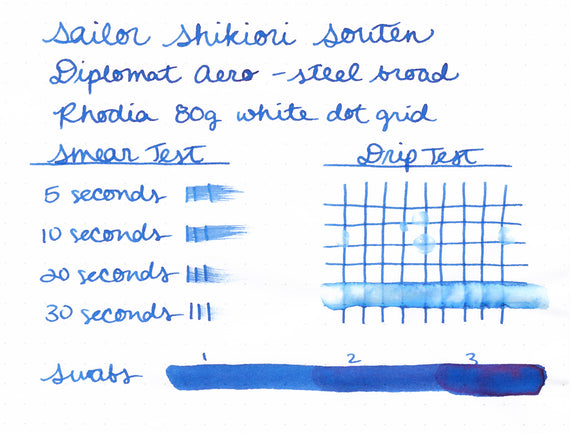 Sailor Shikiori Souten fountain pen ink