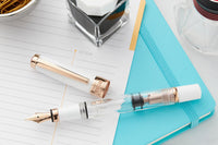 TWSBI Diamond 580 Fountain Pen - White RoseGold II