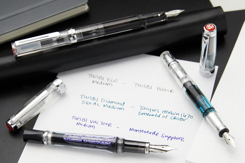 TWSBI Diamond 580AL Fountain Pen - Silver