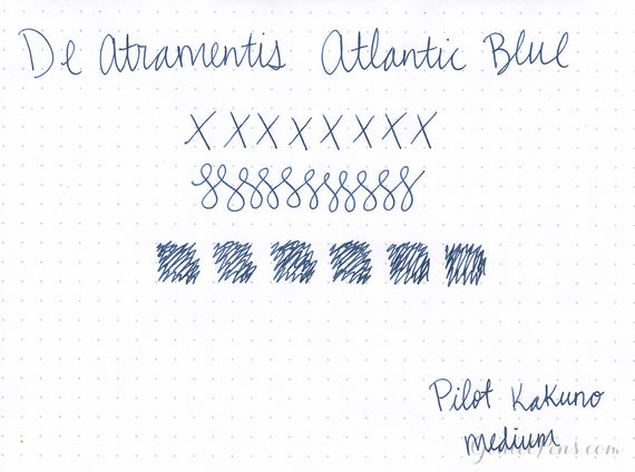 De Atramentis Atlantic Blue - 35ml Bottled Ink