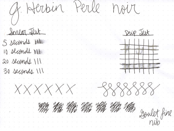 Herbin Perle Noire - 30ml Bottled Ink