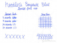 Noodler's Baystate Blue - 4.5oz Bottled Ink with Free Charlie Pen