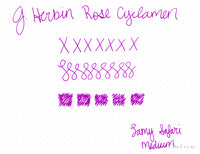 Jacques Herbin Rose Cyclamen - Ink Sample