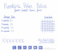 Noodler's Polar Blue - Ink Sample