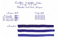 Noodler's X-Feather Blue - Ink Sample