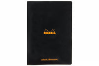 Rhodia Classic Side Staplebound A4 Notebook - Black, Dot Grid